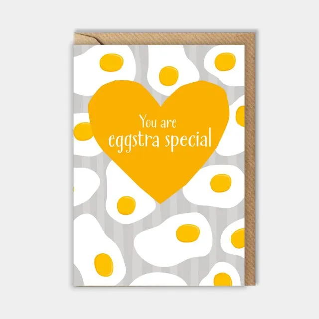 Love card: you are eggstra special