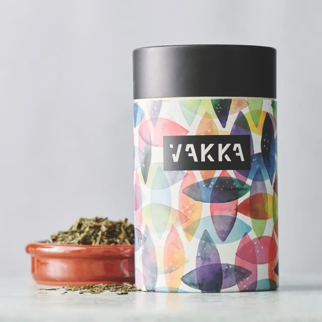 Organic green tea in VAKKA's own can (50 g)