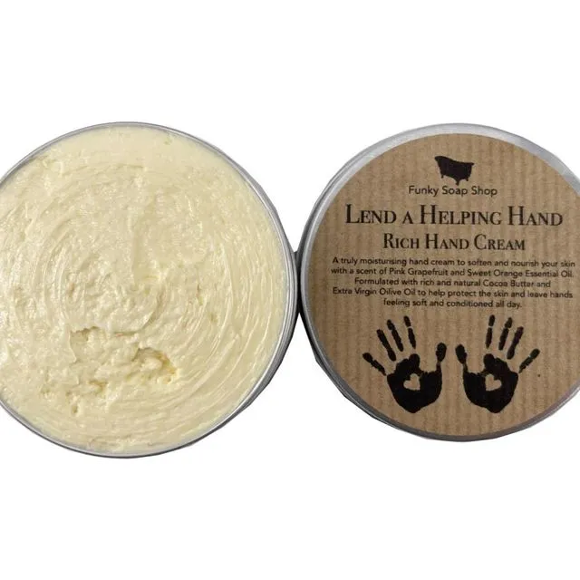 "Lend a Helping Hand" Rich Hand Cream, 1 Tub Of 70g