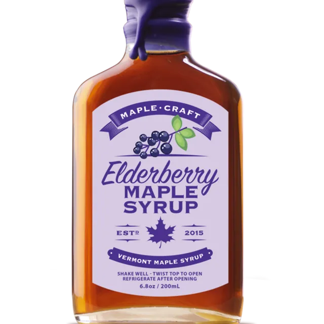 Maple Craft Elderberry Maple Syrup (Organic) 200ml - Pack of 12