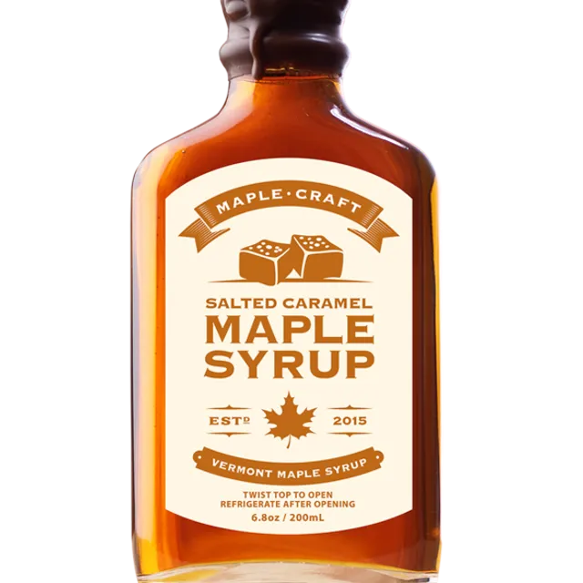 Salted Caramel Maple Syrup (Organic) 200ml - Pack of 12