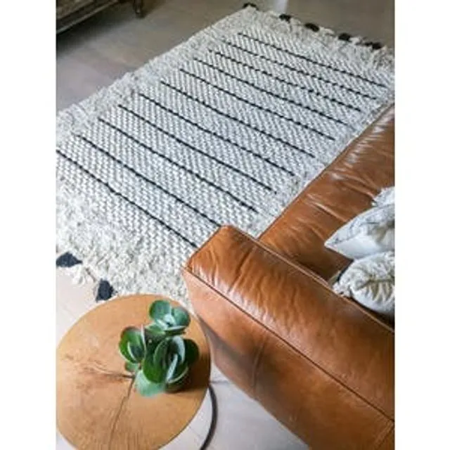 Bundi cotton rug Large