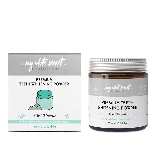 Premium teeth whitening powder