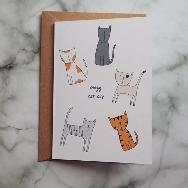 Cat Guy Card