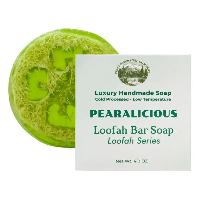 Pearalicious - Natural Luffa Soap Bar - Case of 12