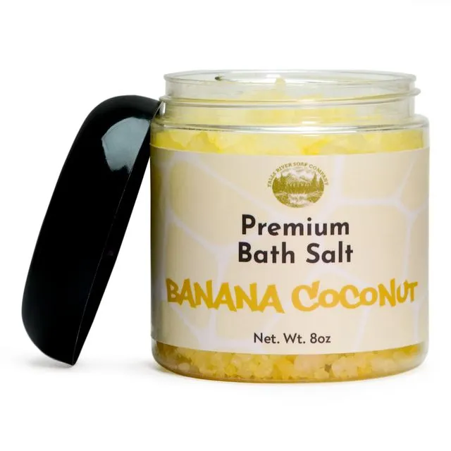 Banana Coconut - Bath Salt Scrub - 8oz - Case of 12
