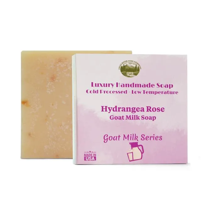 Hydrangea Rose - Goat Milk Soap Bar - 5 Oz -Case of 12