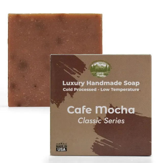 Café Mocha - 5oz Soap Handmade Soap bar with Essential Oil - Case of 12