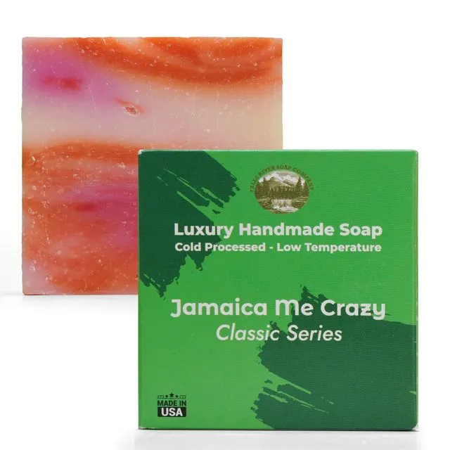 Jamaica Me Crazy - 5oz Soap Handmade Soap bar with Essential Oil - Case of 12