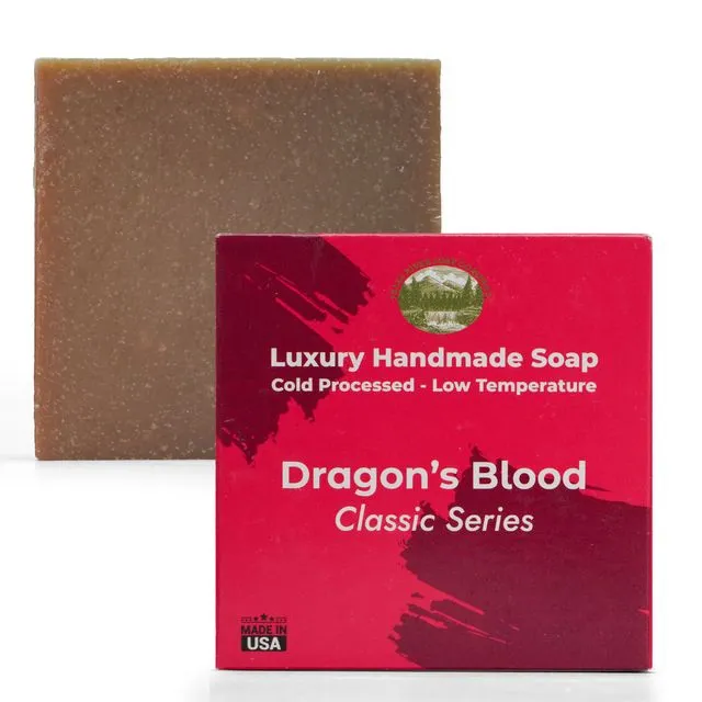 Dragon's Blood - 5oz Soap Handmade Soap bar with Essential Oil - Case of 12