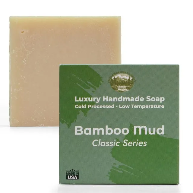 Bamboo Mud - 5oz Soap Handmade Soap bar with Essential Oil - Case of 12