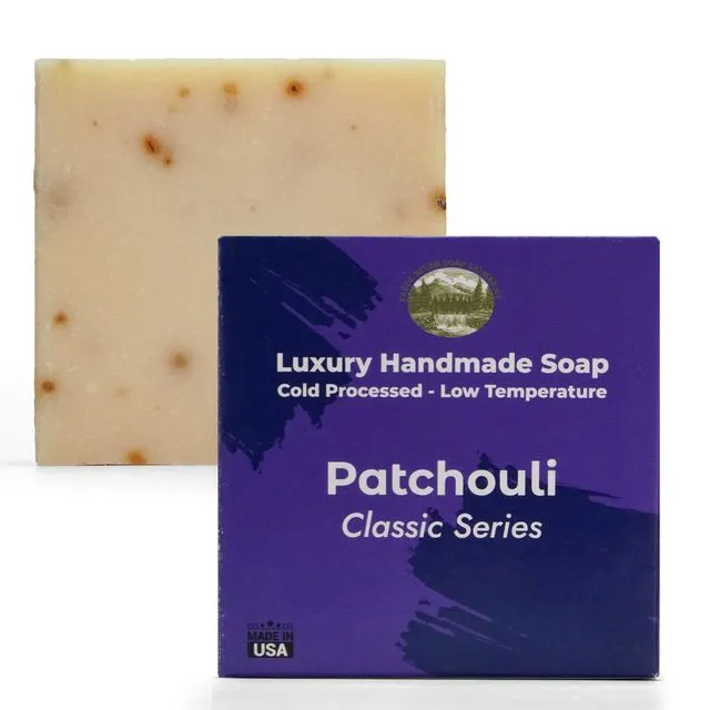 Patchouli - 5oz Soap Handmade Soap bar with Essential Oil - Case of 12