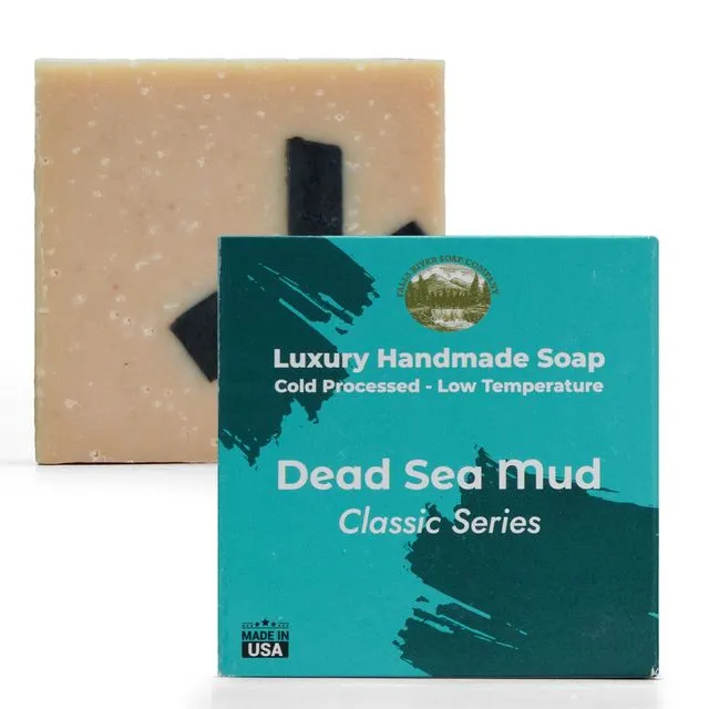 Dead Sea Mud - 5oz Soap Handmade Soap bar with Essential Oil - Case of 12