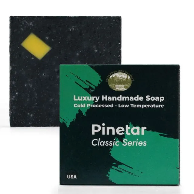 Pine Tar - 5oz Soap Handmade Soap bar with Essential Oil - Case of 12
