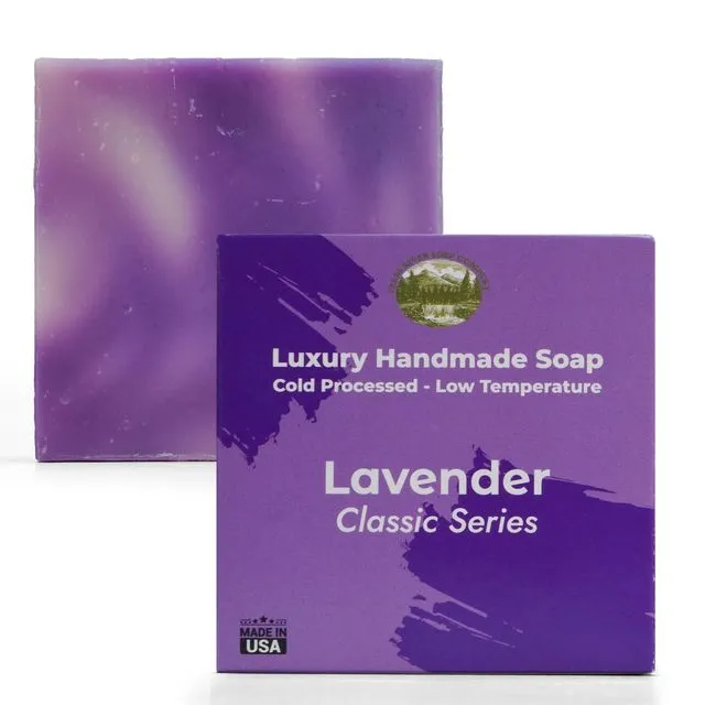 Lavender - 5oz Soap Handmade Soap bar with Essential Oil - Case of 12