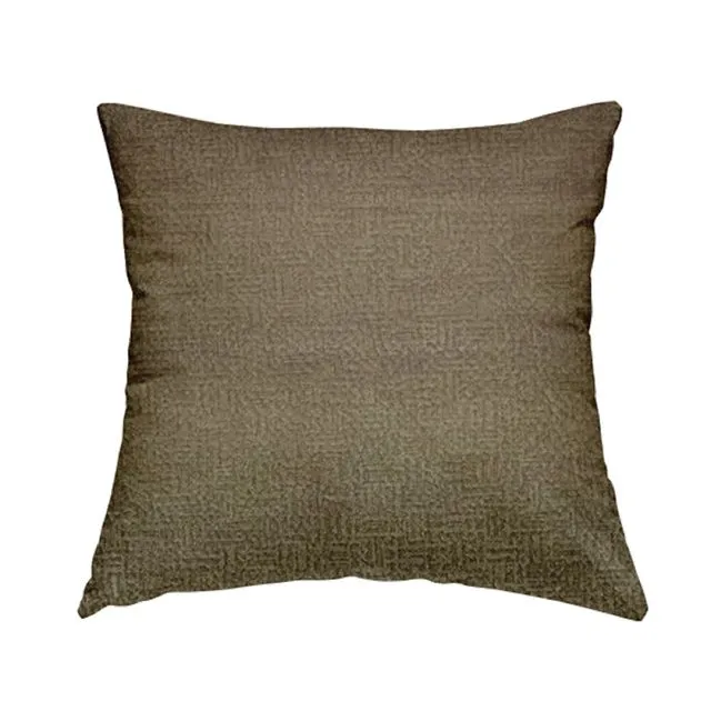 Velvet Fabric Opulence Soft Textured Chocolate Brown Plain Cushions Piped Finish Handmade To Order -Medium