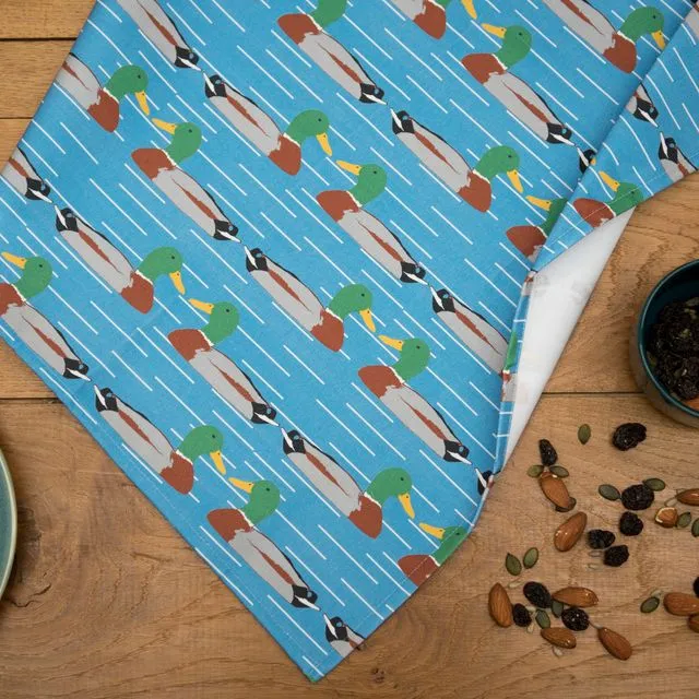 Duck Print Tea Towel
