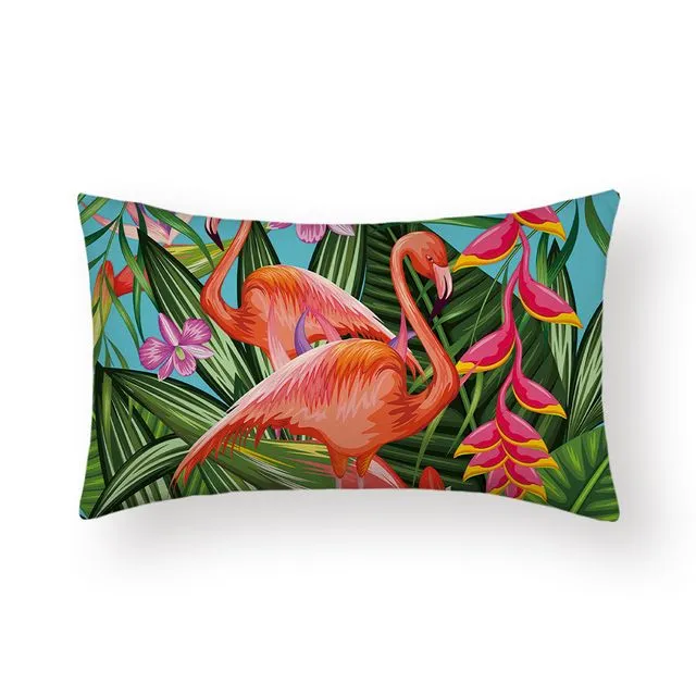 Cushion Cover Amazone - Flamingo's Long