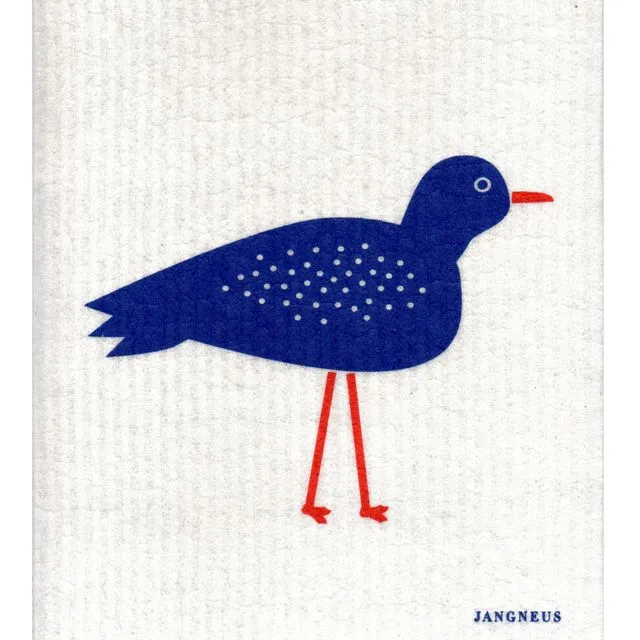 Swedish Dishcloth - Bird - Blue