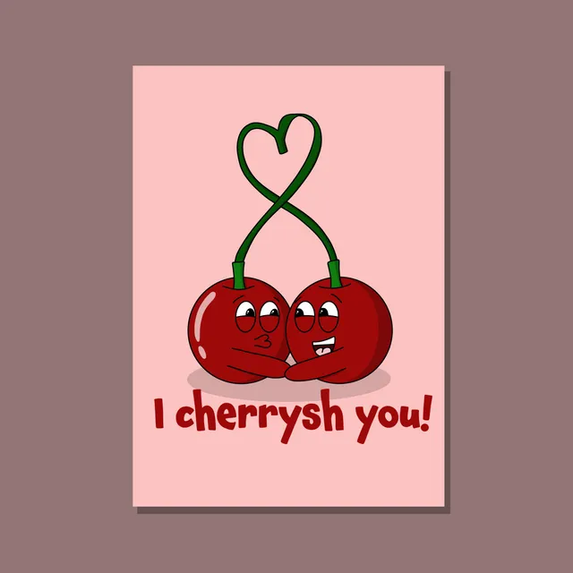 Cherish You Valentines Day Card