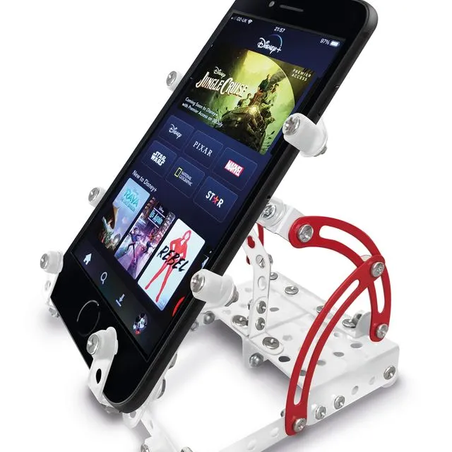 Make Your Own Metal Phone Holder (White)