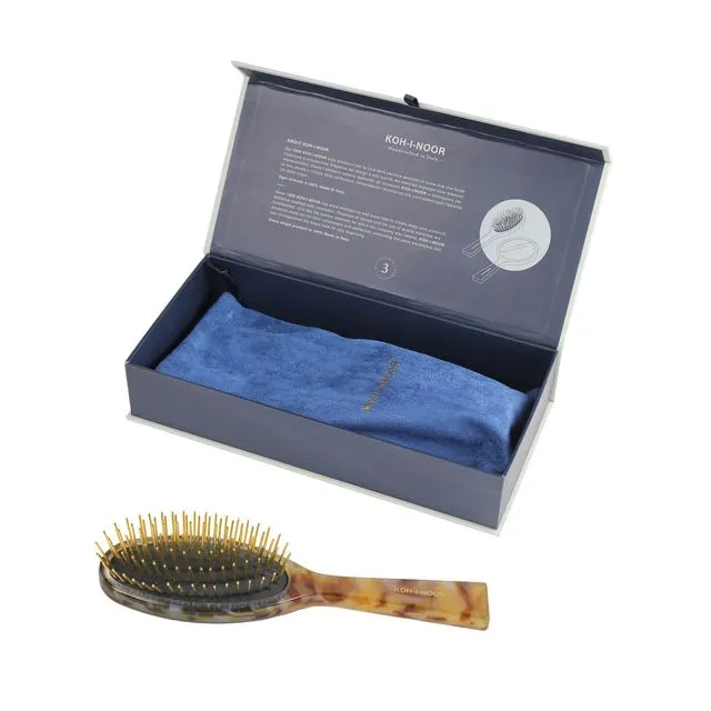 Luxury Honey Gold Pin Hair Brush