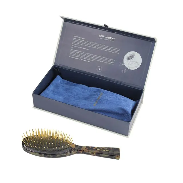 Luxury Garden Gold Pin Hair Brush