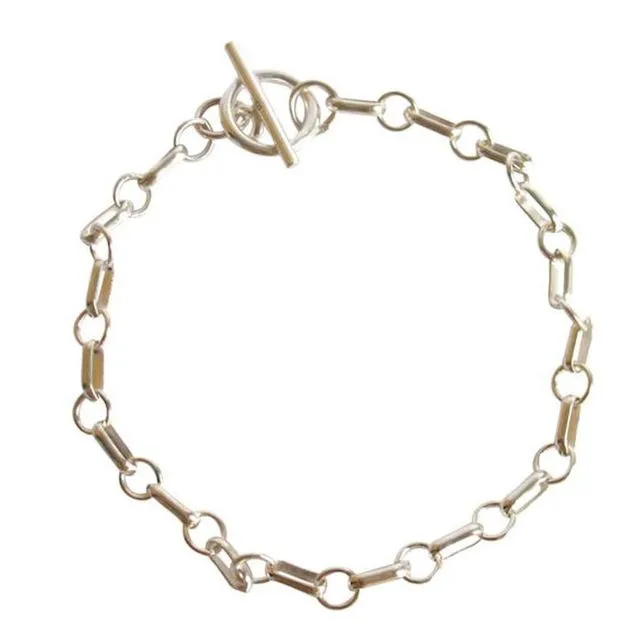 Gemshine - Ladies - Unisex - Bracelet - Solid 925 Silver - 19 cm
