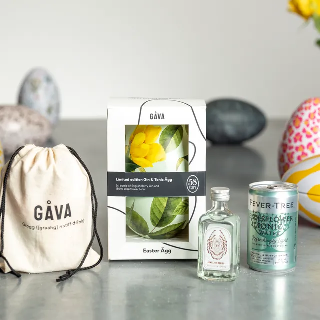 Flora Swedish Påskägg Easter Egg tin with limited edition Gin & Tonic