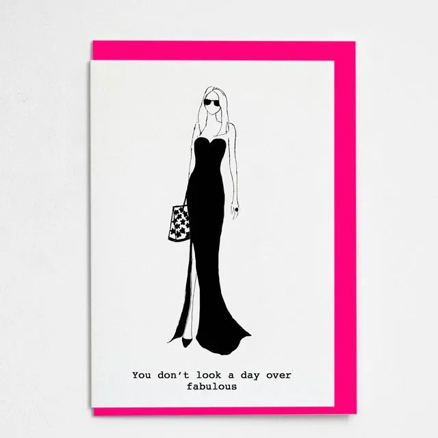 "Fabulous Girl" A6 Card - Pack of 6