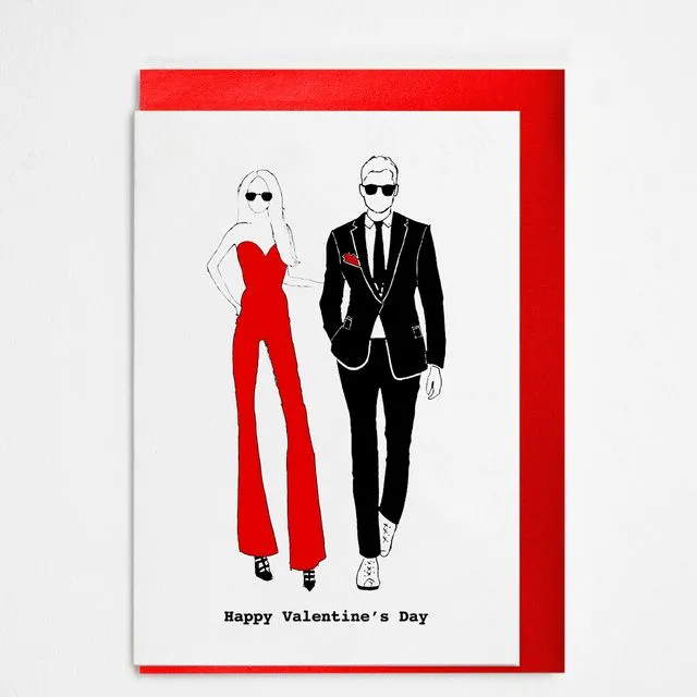 "Happy Valentine's Day" A6 Card - Pack of 6