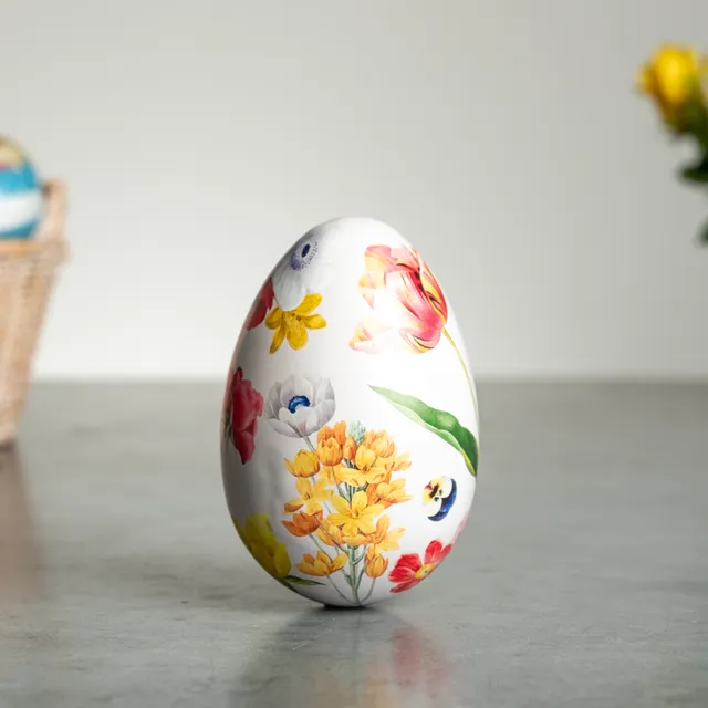 Blomster Swedish Påskägg / Easter Egg tin 15 cm