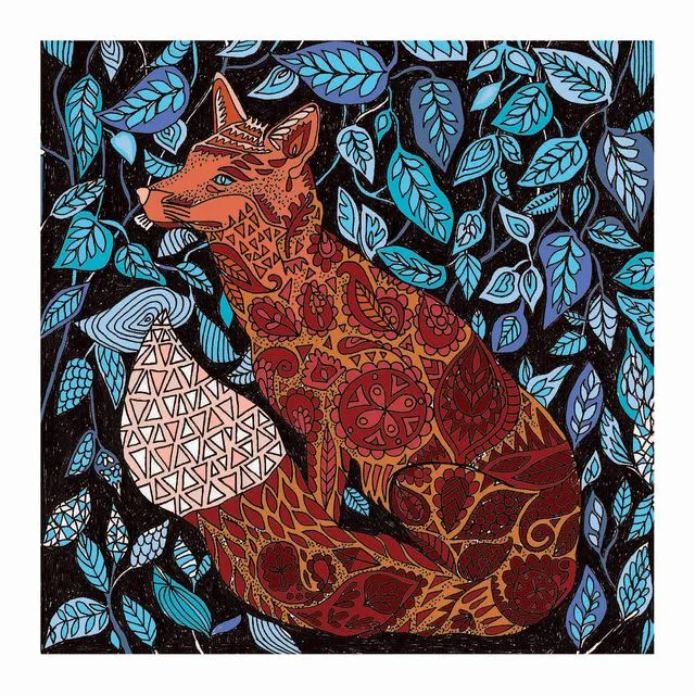 Fox and Leaves ZEN13