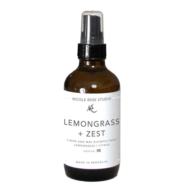 Lemongrass + Zest Essential Oil Spray
