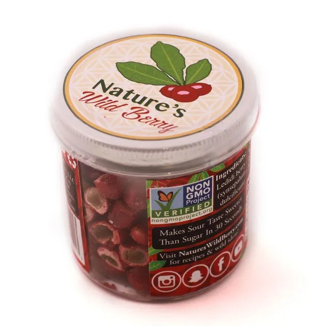 Medium Jar by Nature's Wild Berry, Miracle Berry as Seen on Tiktok