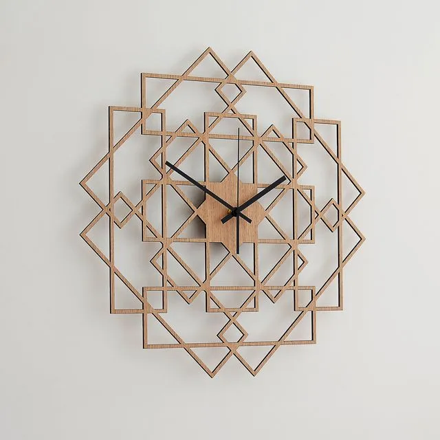 Wooden Wall Clock SQUARE