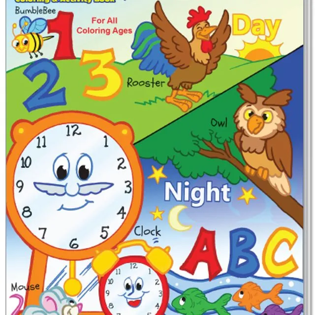 Early Years Travel Tablet Coloring Book (12 Pack)
