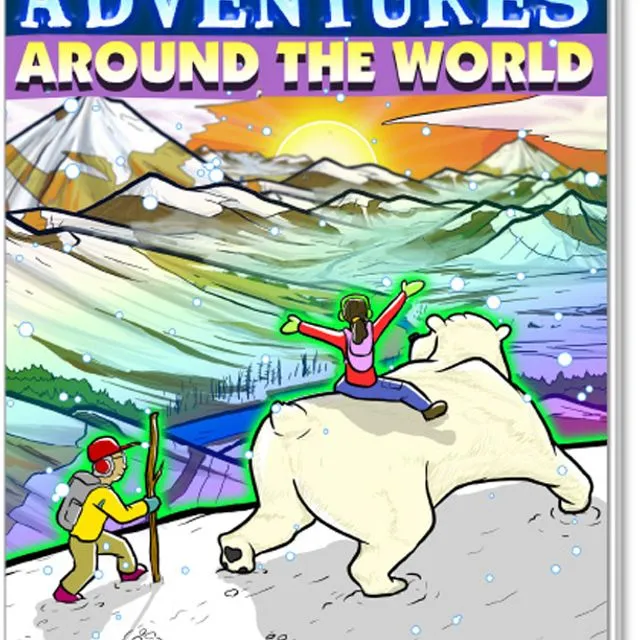 Winter Adventures Travel Tablet Coloring Book (12 Pack)