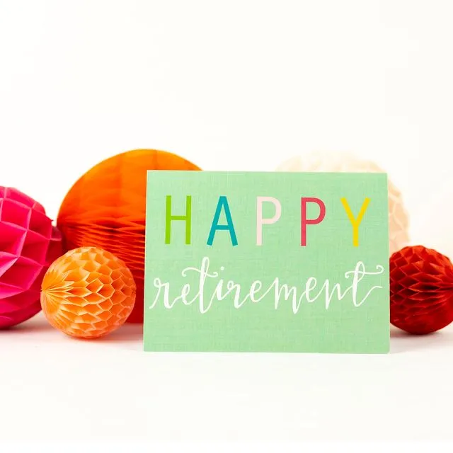 KBW33 Mini Happy Retirement Card