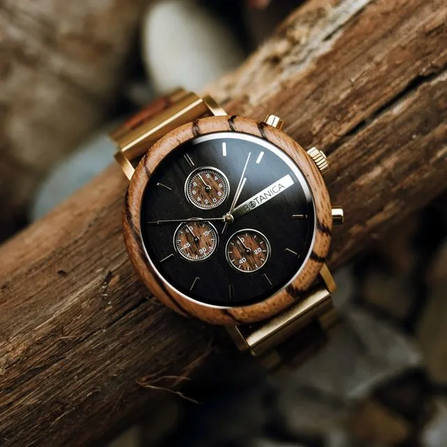 Wooden Watches | Goldthorn | 42mm Edition | Botanica Watches ®