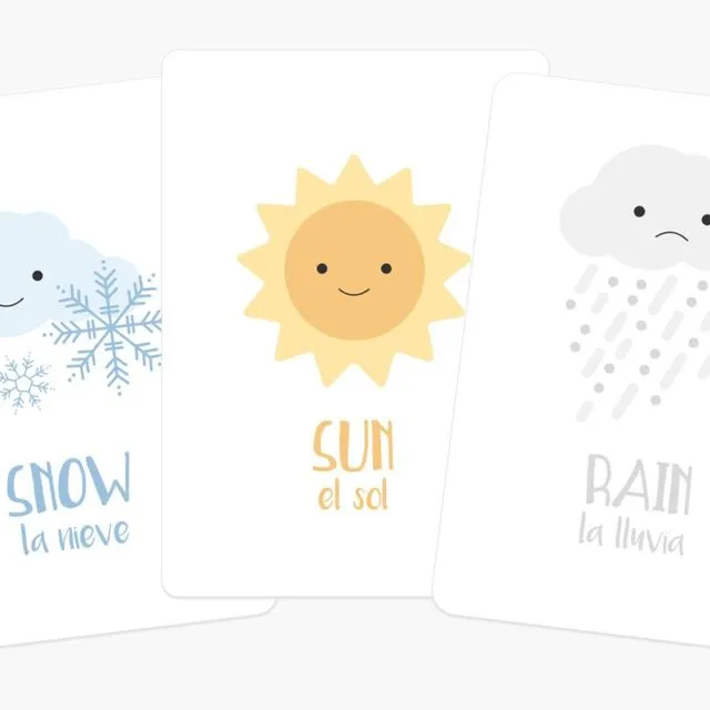 Weather Flashcards, Child Educational Toy, Christmas Game, Preschool Gift, Preschool Learning Game, Learning Gift, Toddler Learning Toy
