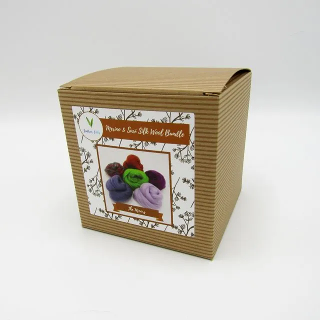 The Moors - Merino & Sari Silk Wool Bundle (Kraft Box)