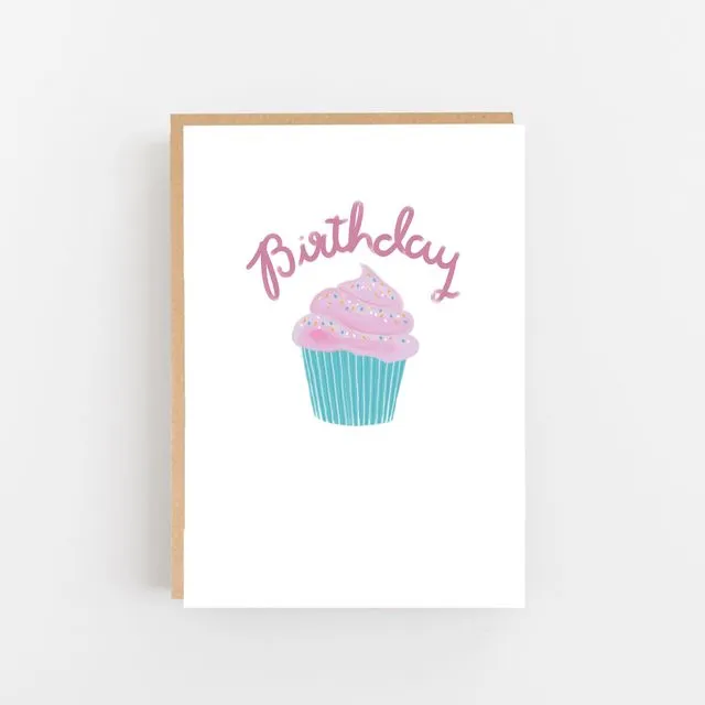 Lomond Paper Co. A6 Birthday - Cupcake