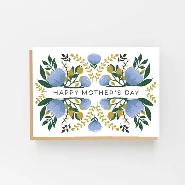 Lomond Paper Co. A6 - Happy Mother's Day - Blue