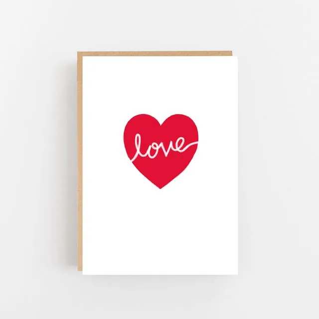 Lomond Paper Co. A6 - Love Heart