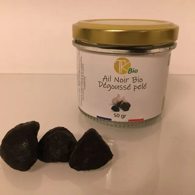 Organic Black Garlic the French way - peeled - 50gr