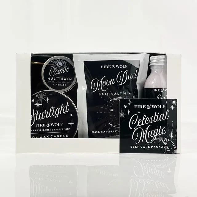 Celestial Gift Set | Candle, Bath Salts, Balm, Shower Gel