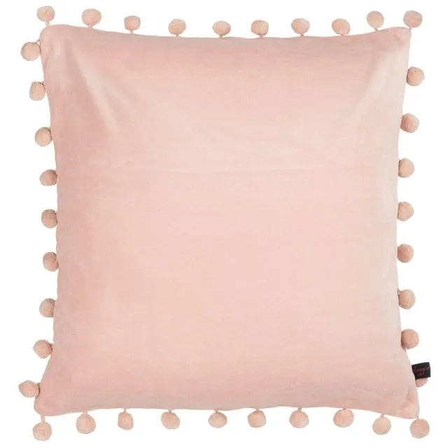 Arabella Blush Pink Velvet Cushion