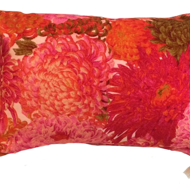 Chrysanthemum Velvet Cushion