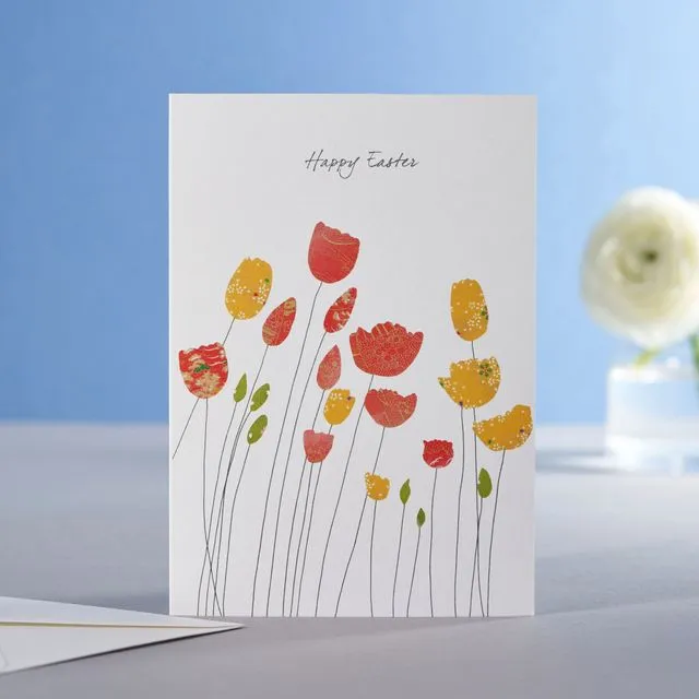 Tulips Easter Card